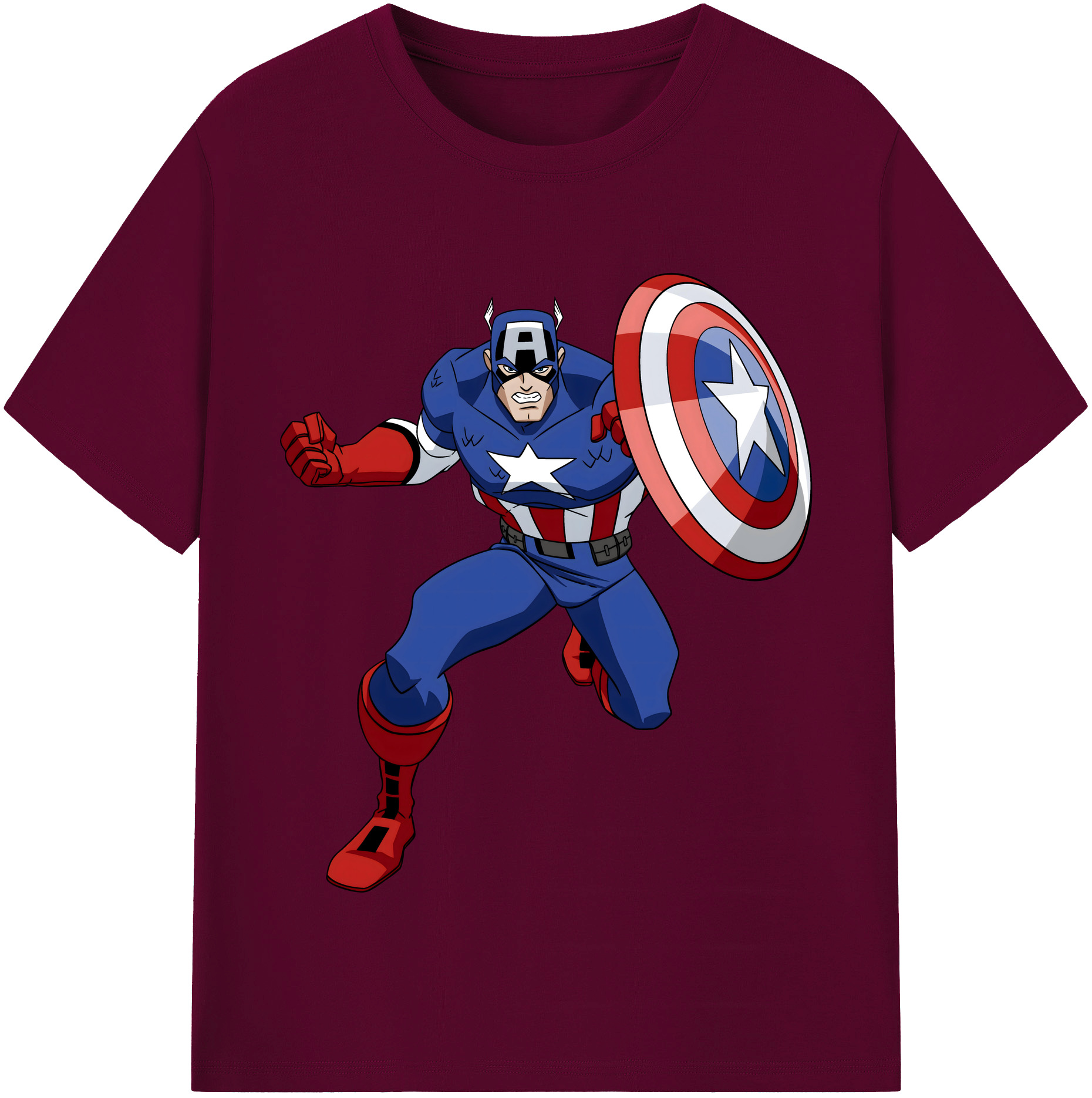 （画像用） アベンジャーズ The Avengers レディースカジュアルプリントTシャツ（綿100％）